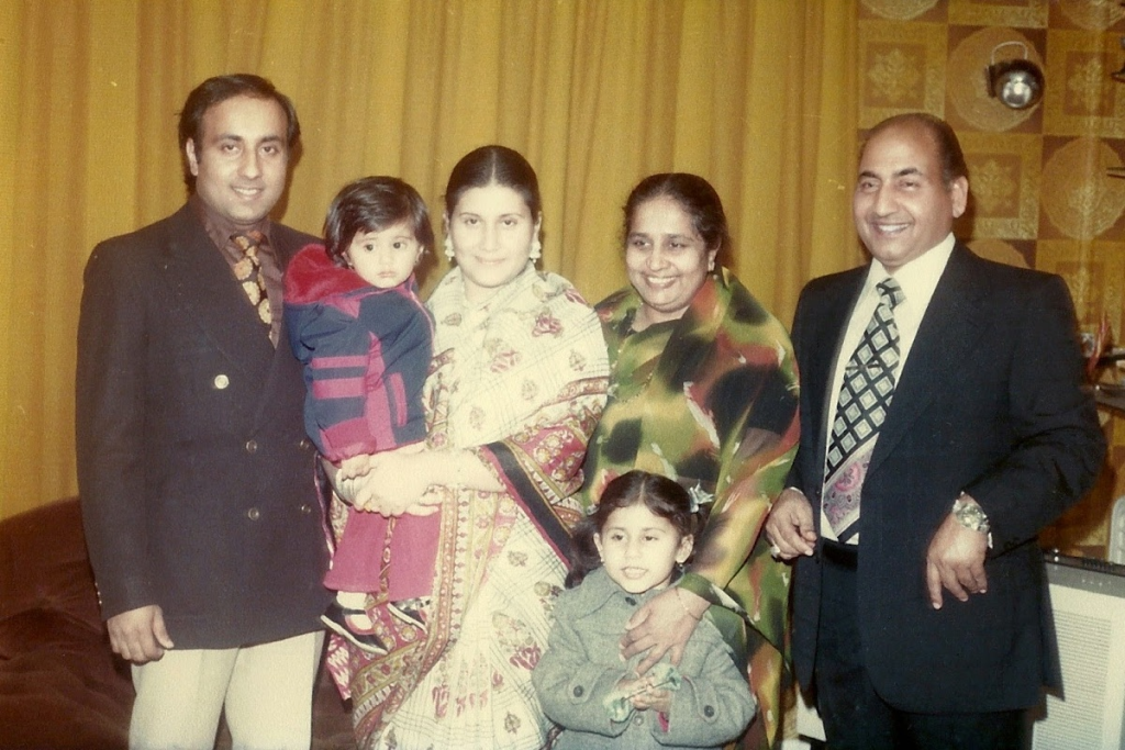 Mohammed Rafi in a family photograph