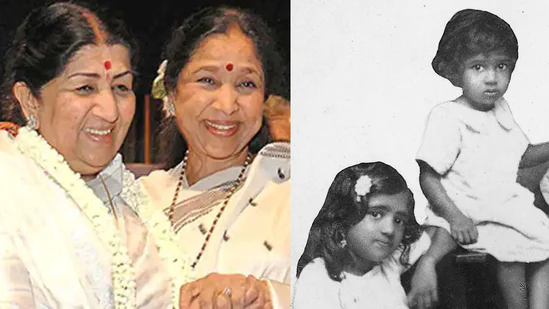 asha bhosle childhood photos