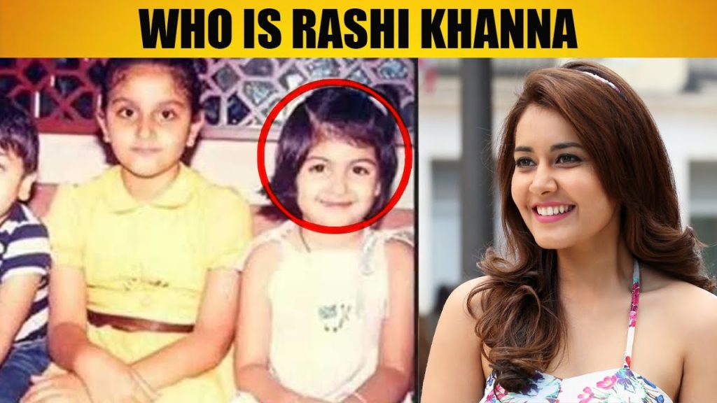 rashi khanna childhood photos