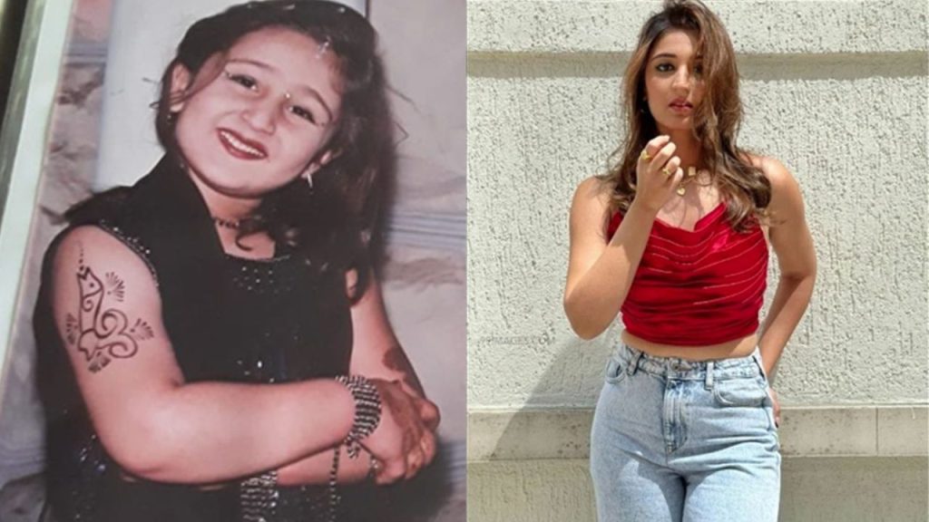 dhvani bhanushali childhood photos