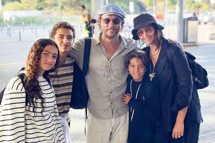 Matthew McConaughey Family pic