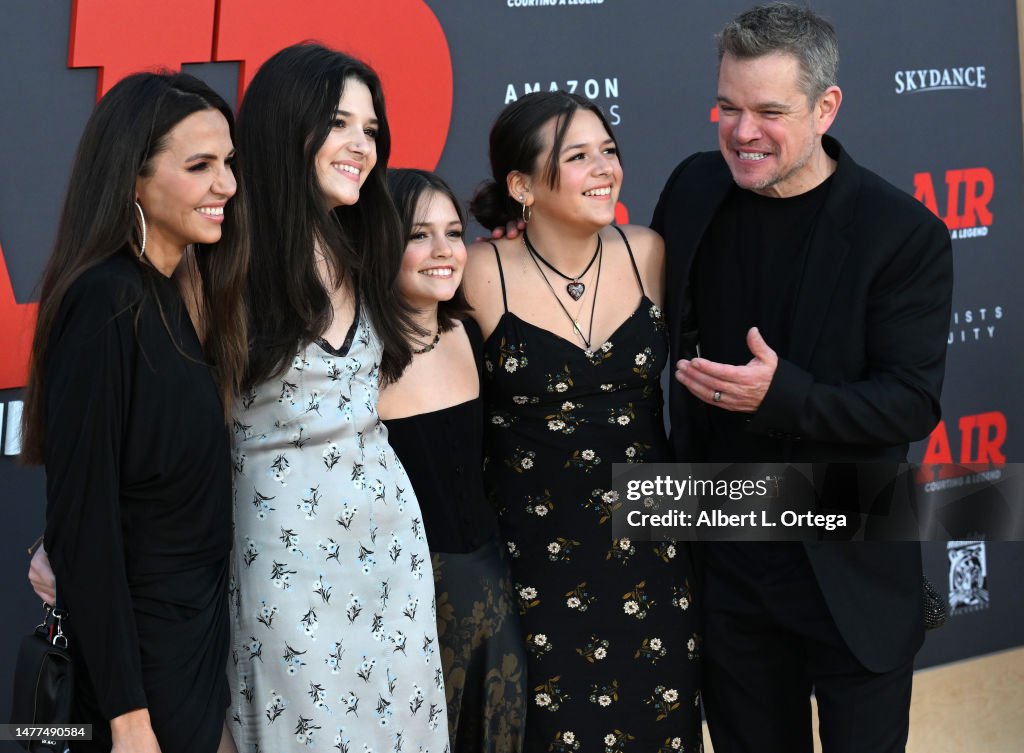 Matt Damon Family Members pic