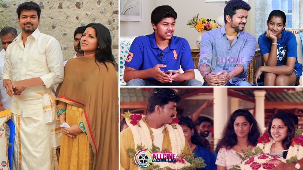 Actor Vijay Family Photos with Wife Sageetha, Son Jason Sanjay.